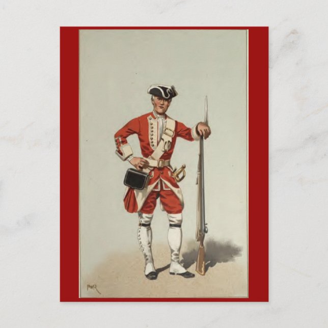 40th Foot Postcard (Front)