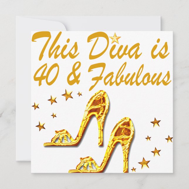 40TH GOLD SHOES (Front)