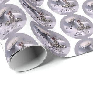 40th Ordination Anniversary Congratulations, Hosts Wrapping Paper