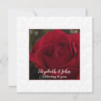 40th ruby wedding anniversary classic red rose