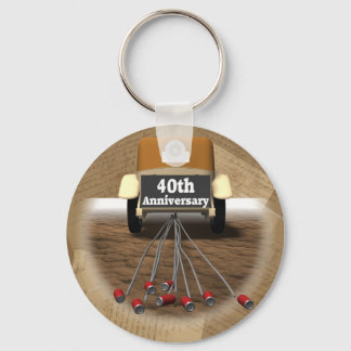 40th Wedding Anniversary Gifts Keychain