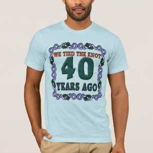 40th Wedding Anniversary Gifts T-Shirt