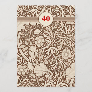 40th wedding anniversary invitations
