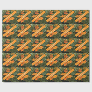 40th Wedding Anniversary Nasturtium alternative Wrapping Paper