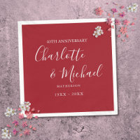 40th Wedding Anniversary Ruby Signature Script