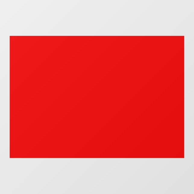 40x28 Red Semi Clear Window Cling for Glass Decor (Sheet)
