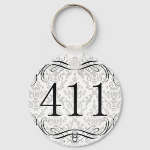411 Area Code Keychain