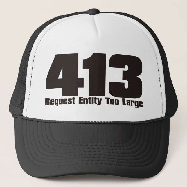 413 TRUCKER HAT (Front)