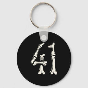 41 Meme Halloween Skeleton 4 1 Meme Funny Forty On Keychain