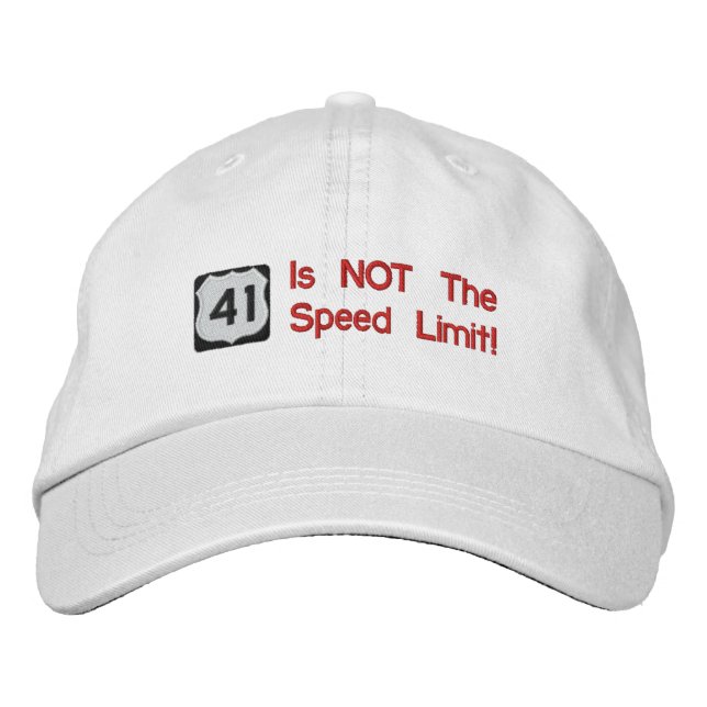 41 N'Est PAS Le Casquette Limite De Vitesse (Devant)
