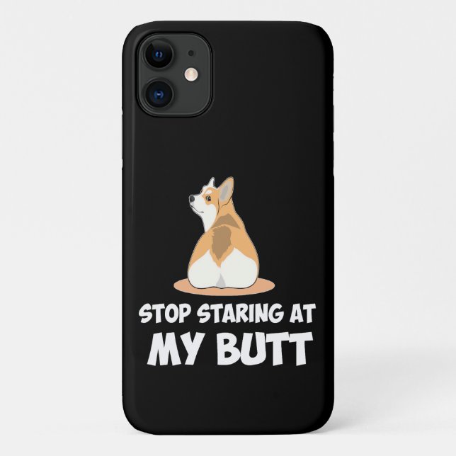 41 Stop Starting At My Butt Case-Mate iPhone Case (Back)