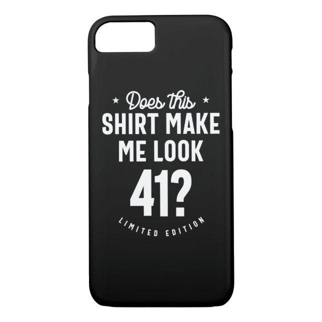 41 Year Old - 41st Birthday Funny Gift Case-Mate iPhone Case (Back)