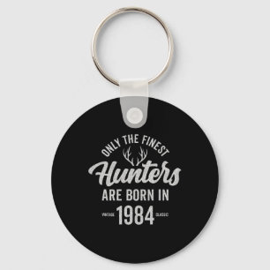 41 Year Old Deer Hunter Hunting 1984 41st Birthday Keychain