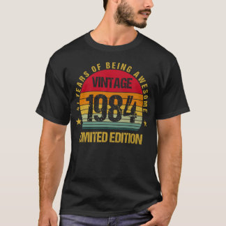 41 Years Old Forty-One 1984 41st Birthday Vintage T-Shirt