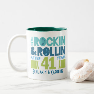 41st Anniversary Personalized Mug Gift