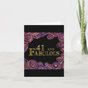 41st  Birthday  Card