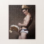 42067a Cowboy Jigsaw Puzzle<br><div class="desc">Model: Jeffrey Williams. Check out our whole line of cards,  prints and gifts featuring this beautiful model.</div>