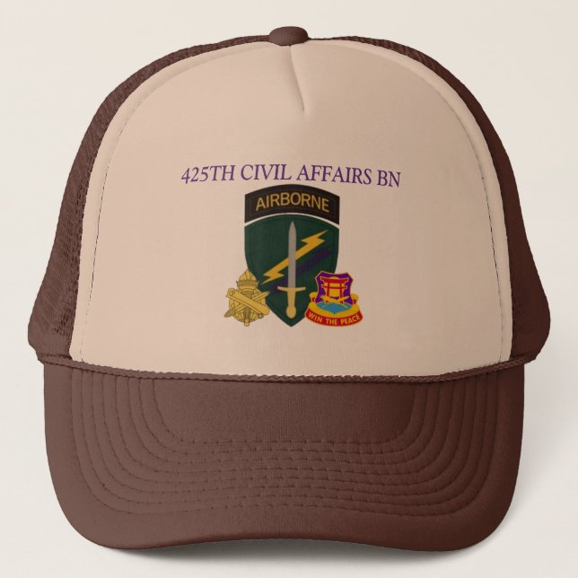 425TH CASQUETTE de BATAILLON d'AFFAIRES CIVILES (Devant)