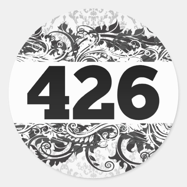 426 CLASSIC ROUND STICKER (Front)