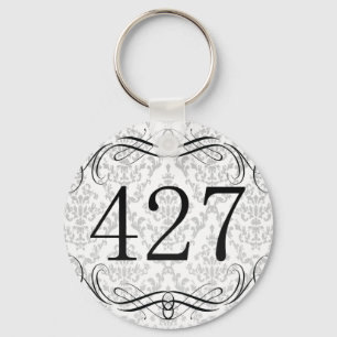 427 Area Code Keychain