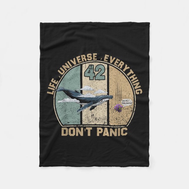 42 Answer To Life The Universe And Everything Don' Fleece Blanket (Front)