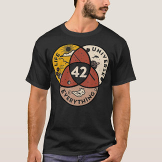 42 answer to life universe and everything T-Shirt