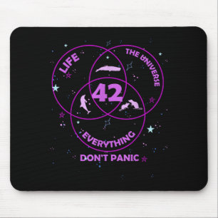 42 Answer To Life Universe Everything  Mouse Pad