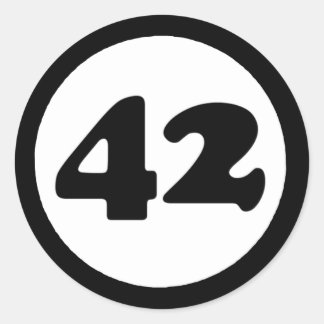 42 autocollant