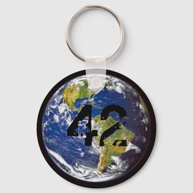 42 - Earth Keychain (Front)