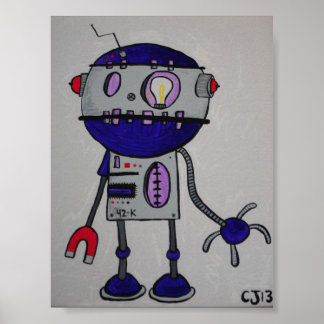 42-k ...the coolest robot in the galaxy poster