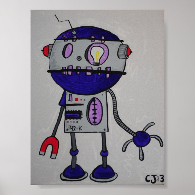 42-k ...the coolest robot in the galaxy poster (Front)
