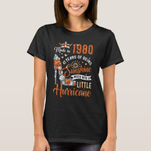 42 Year Old Made In 1980 Birthday Queen Diamond He T-Shirt