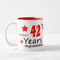 42nd anniversary, 42 Years Wedding Anniversaries