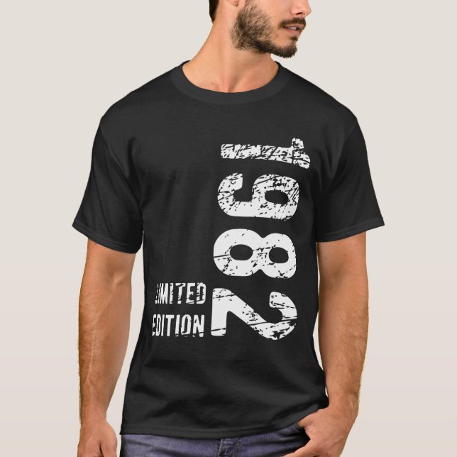 42nd Birthday Gift 1982 Limited Edition 42 Years T-Shirt (Front)