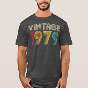 42nd Birthday Gift Vintage 1979  Men Women Mom T-Shirt