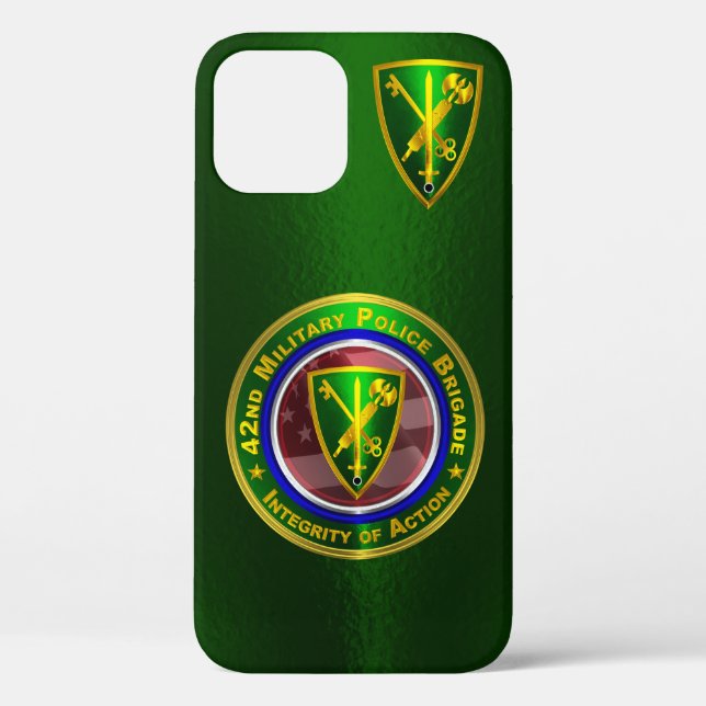 42nd Military Police Brigade Customized Case-Mate iPhone Case (Back)