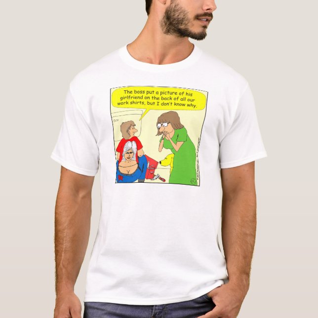 434 Butt crack shirt cartoon (Front)