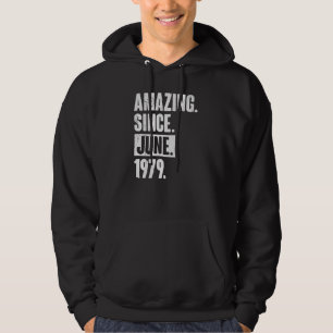 43 Year Old 43rd Birthday Amazing Since June 197 Hoodie