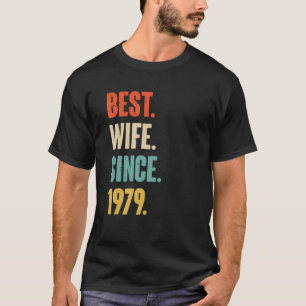 43 Year Wedding Anniversary For Her Best Wife Sin T-Shirt