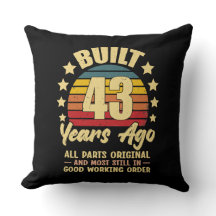 43 Years Ago All Parts Original 43th Birthday
