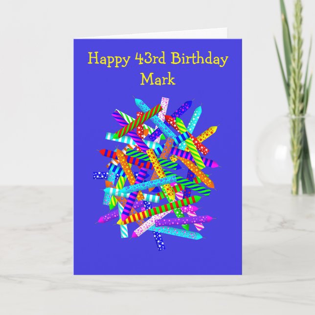 43rd Birthday Cards (Front)