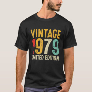 43rd Birthday Gift 43 Years Old Vintage 1979 T-Shirt
