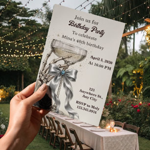 43rd birthday invitation women
