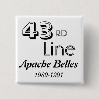 43rd Line 2 Inch Square Button
