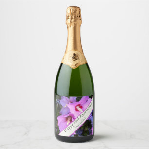 43rd Wedding Anniversary  Sparkling Wine Label