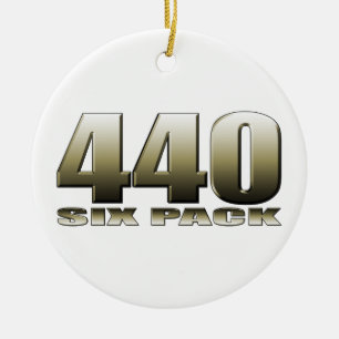 440 six pack Mopar Dodge Ceramic Ornament