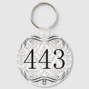 443 Area Code Keychain