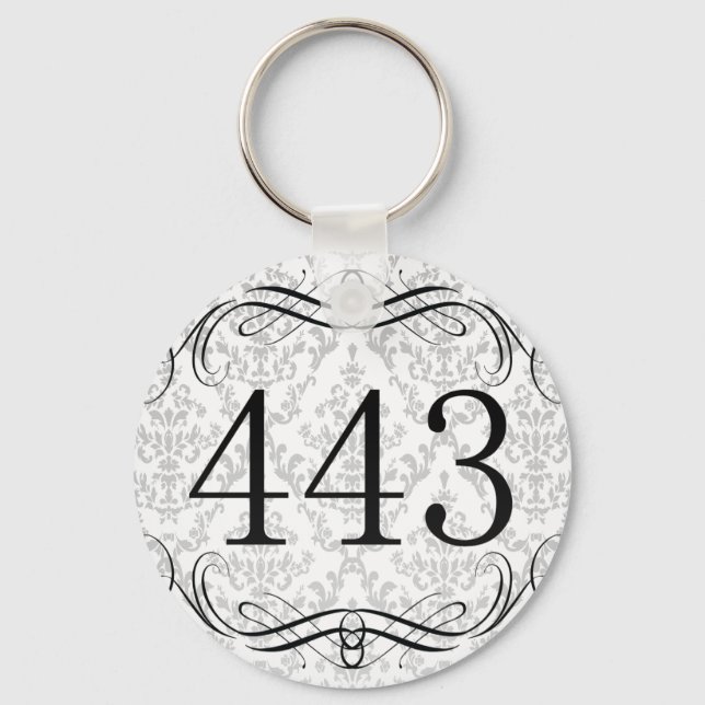 443 Area Code Keychain (Front)