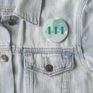 444 Angel Number Divine Protection Affirmation 2 Inch Round Button