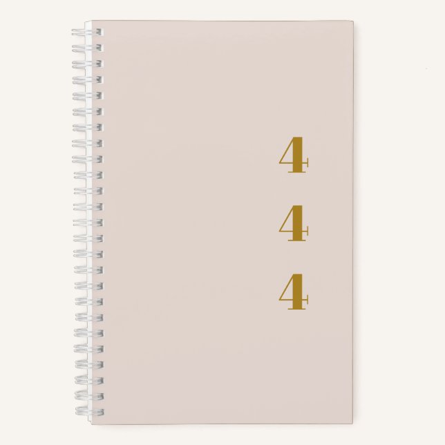 444 Angel Number Gratitude Journal (Front)